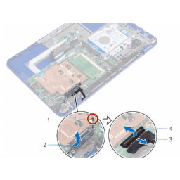 Замена дисплея Dell Inspiron 11-3162 в сборе